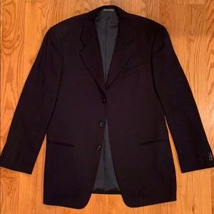 Armani Navy Blue Suit Jacket - 40 Regular